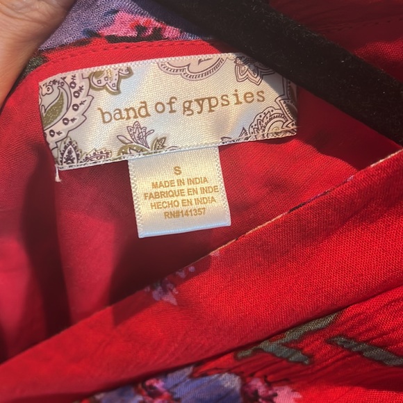 Red floral dress - Picture 4 of 4